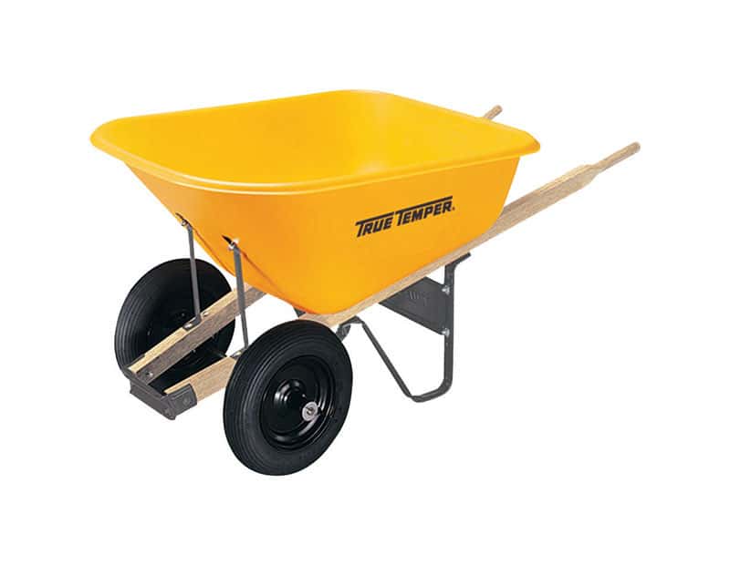  True Temper Poly Wheelbarrow 8 Cu Ft