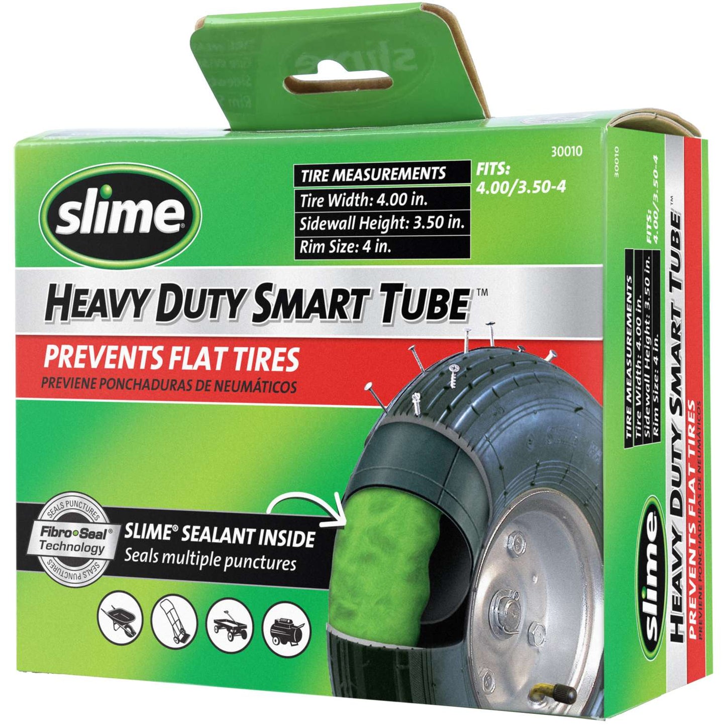  Slime 4 In. D 150 Lb. Cap. Inner Tube Rubber