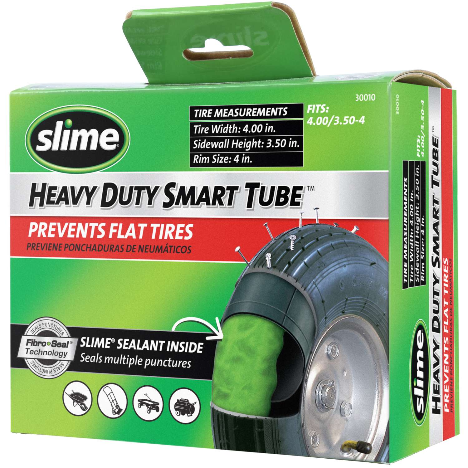  Slime 4 In. D 150 Lb. Cap. Inner Tube Rubber