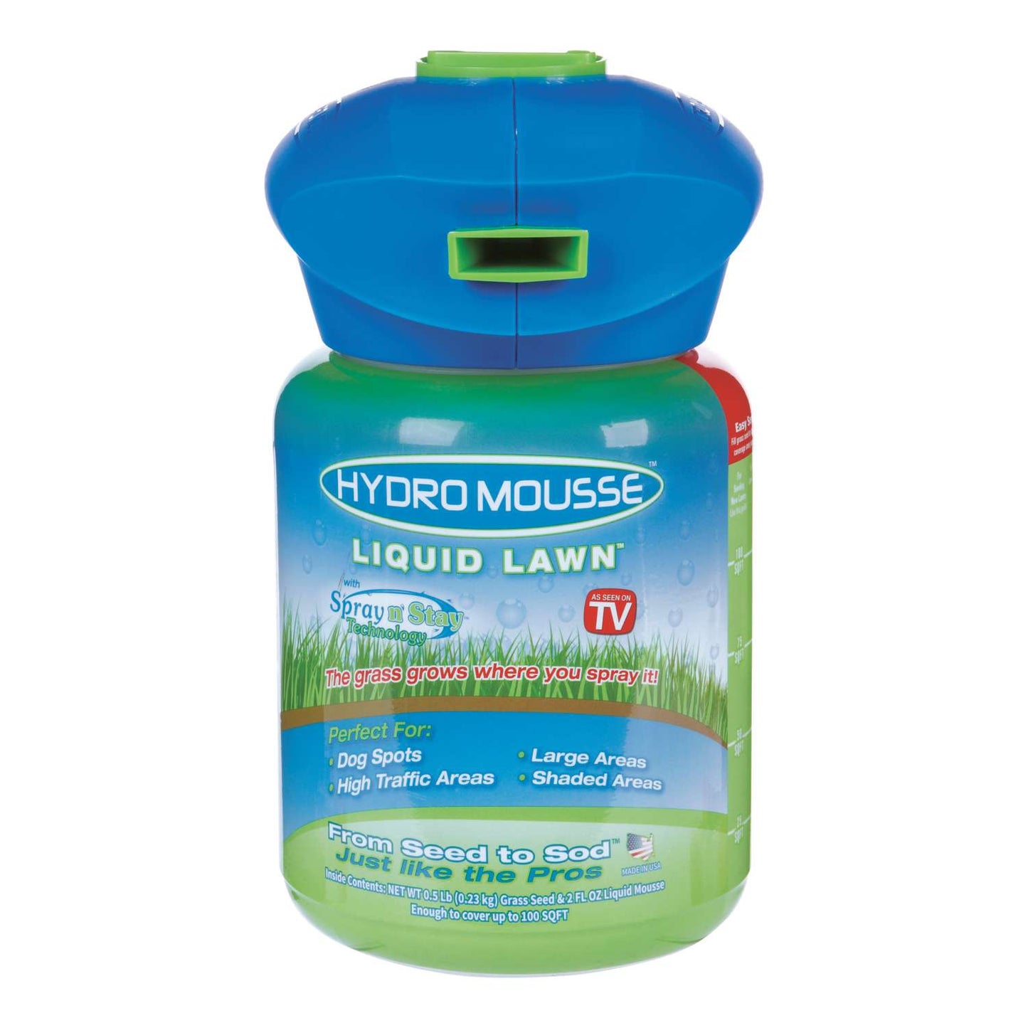 Hydro Mousse Liquid Lawn Fine Fescue Grass Full Sun Grass Seed 0.5 Lb