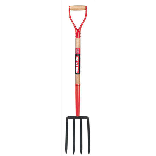  Truper 4 Tine Steel Spading Fork 30 In. Wood Handle