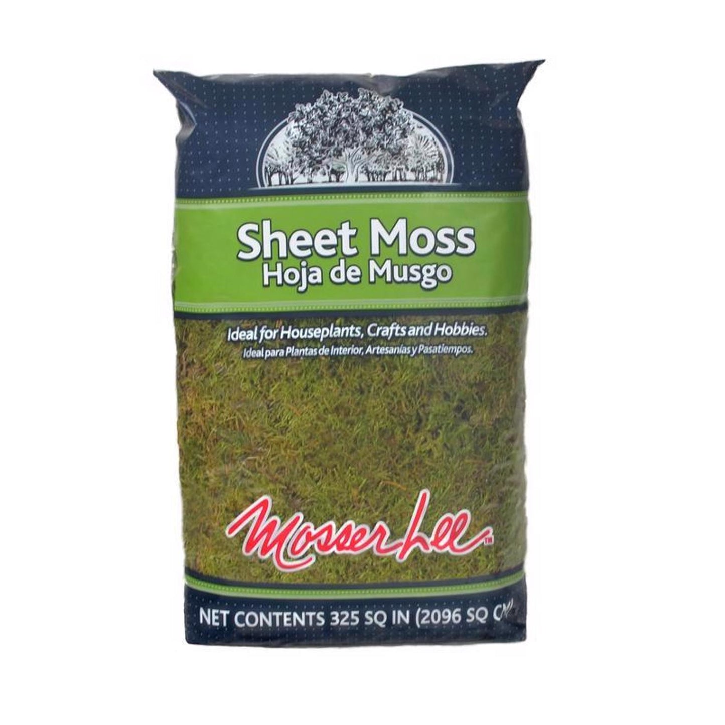  Mosser Lee Organic Green Sheet Moss 325 Sq In