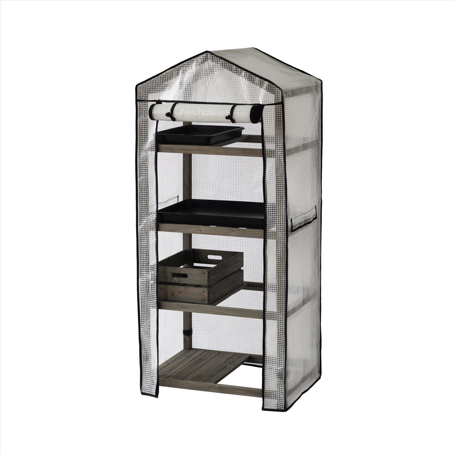  VegTrug Nursery Gray 28 In. W X 19.6 In. D X 62 In. H Greenhouse