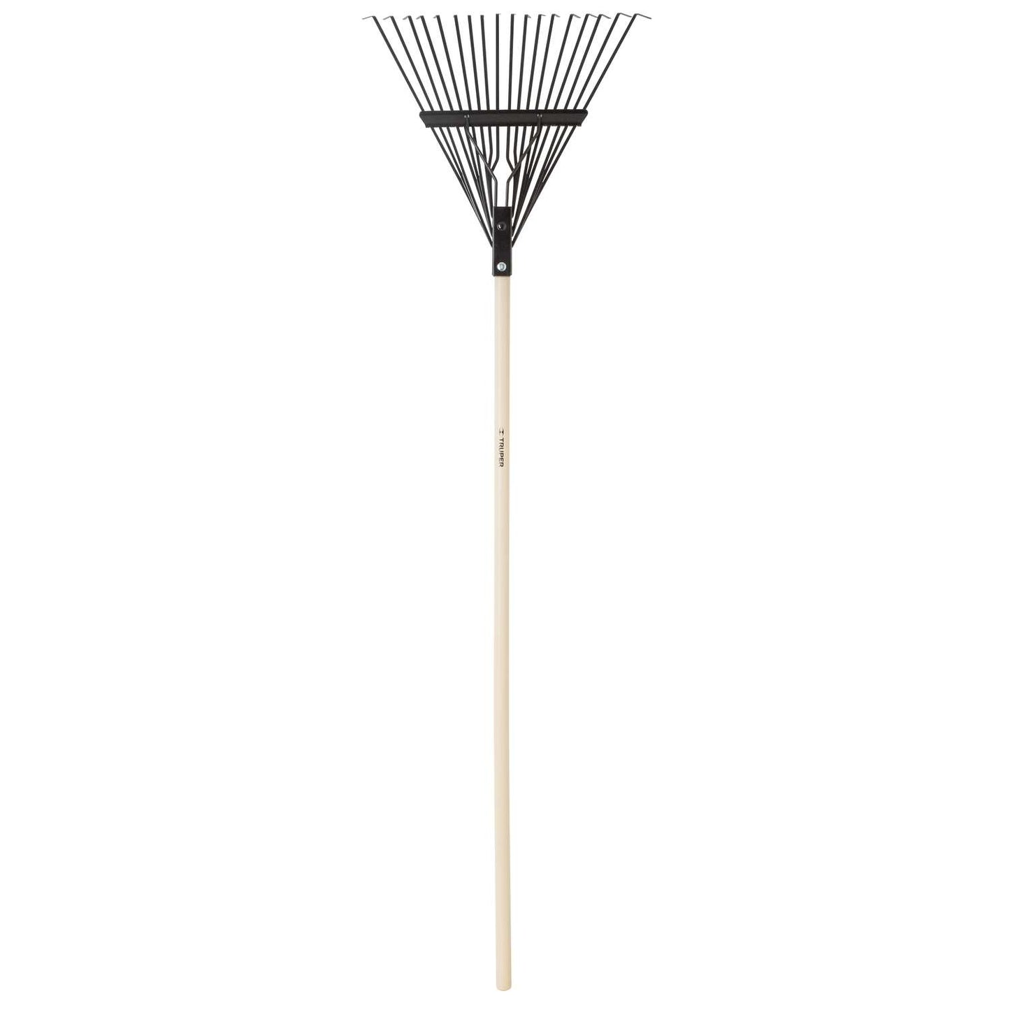  Truper 59 In. 18 Tine Steel Rake Wood Handle