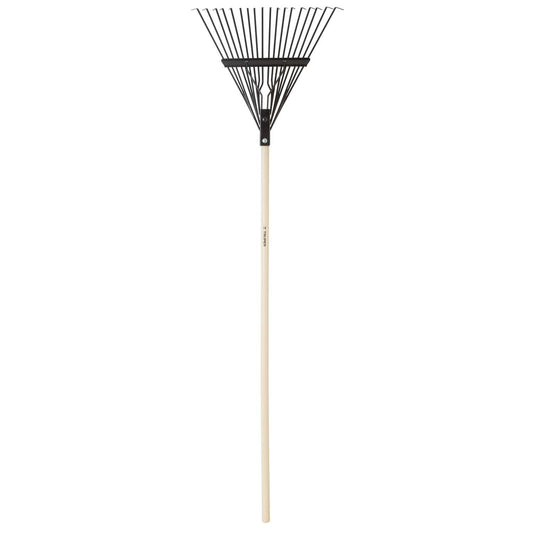  Truper 59 In. 18 Tine Steel Rake Wood Handle