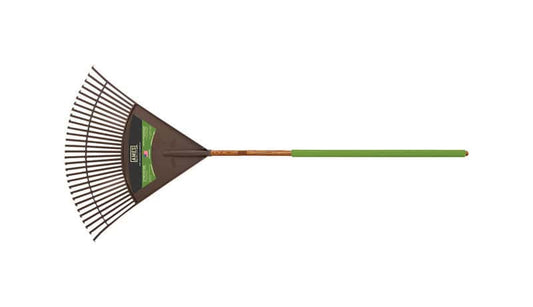  Ames 72 In. 30 Tine Poly Leaf Rake Wood Handle