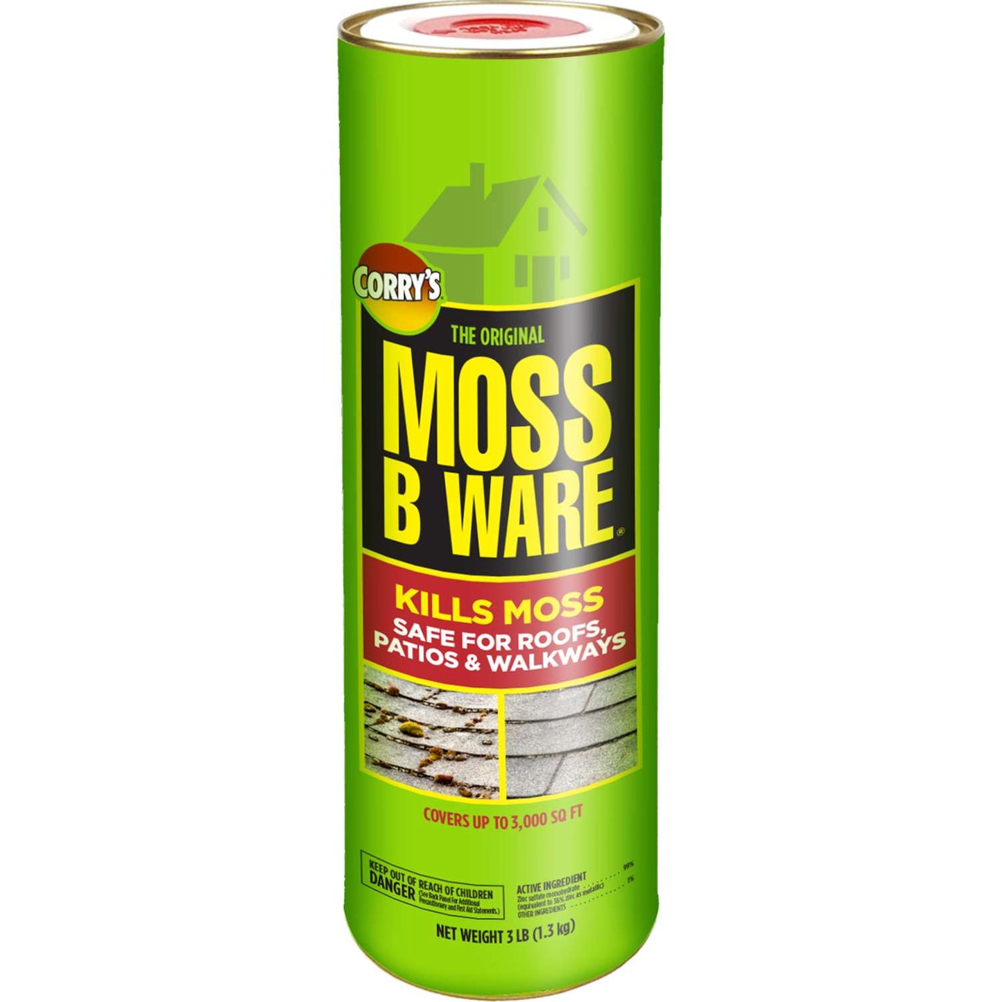  Corry's Moss-B-Ware Moss Killer Granules 3 Lb