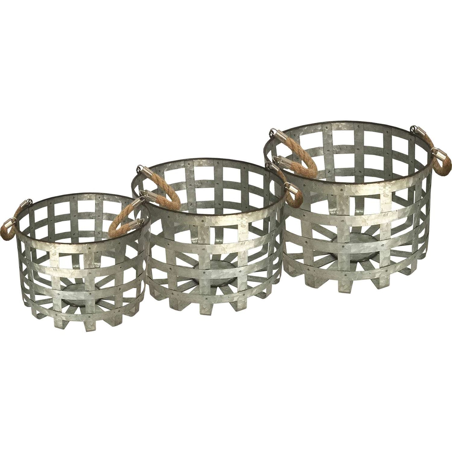  Avera Products Metal Planter Galvanized