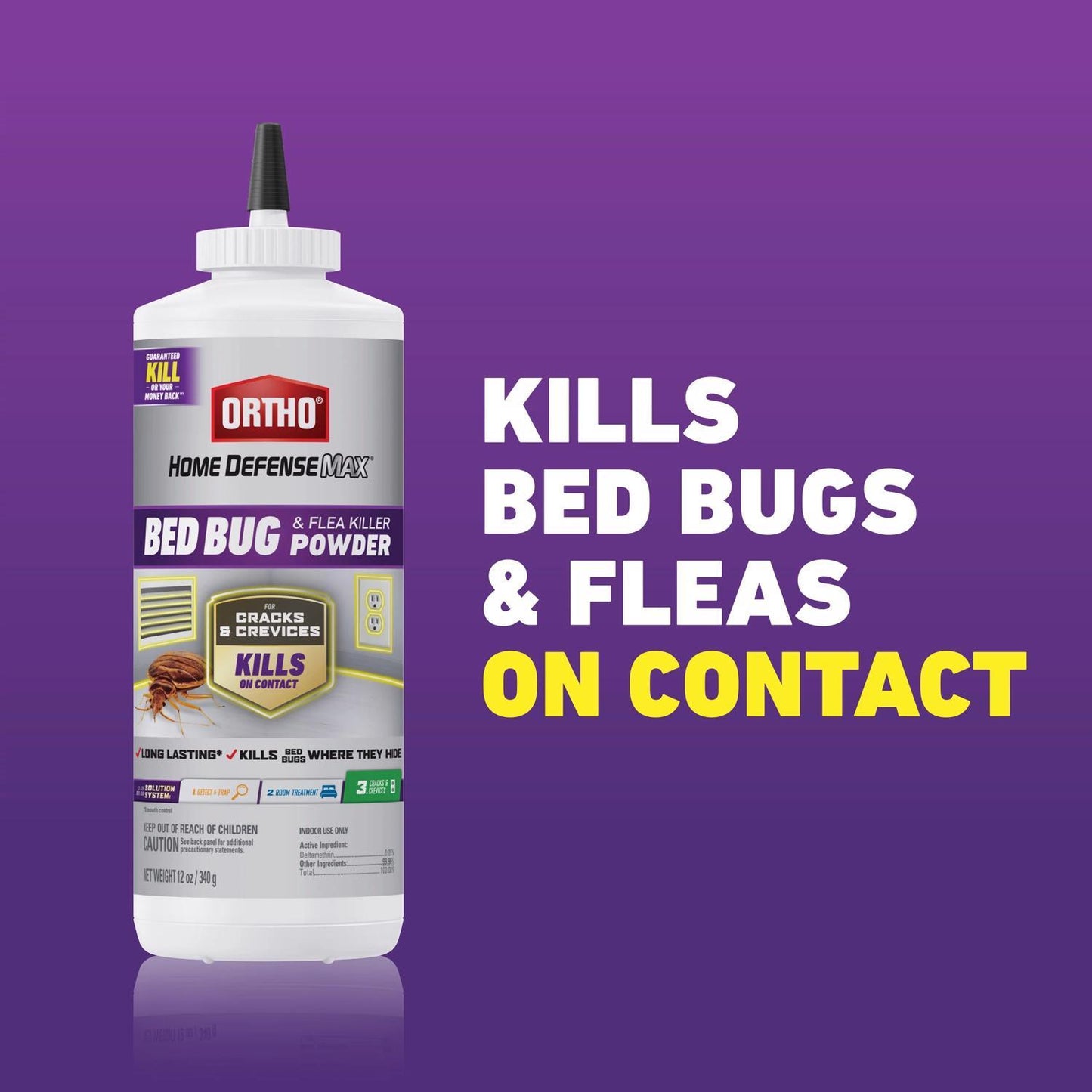  Ortho Home Defense Max Bed Bug Killer Powder 12 Oz