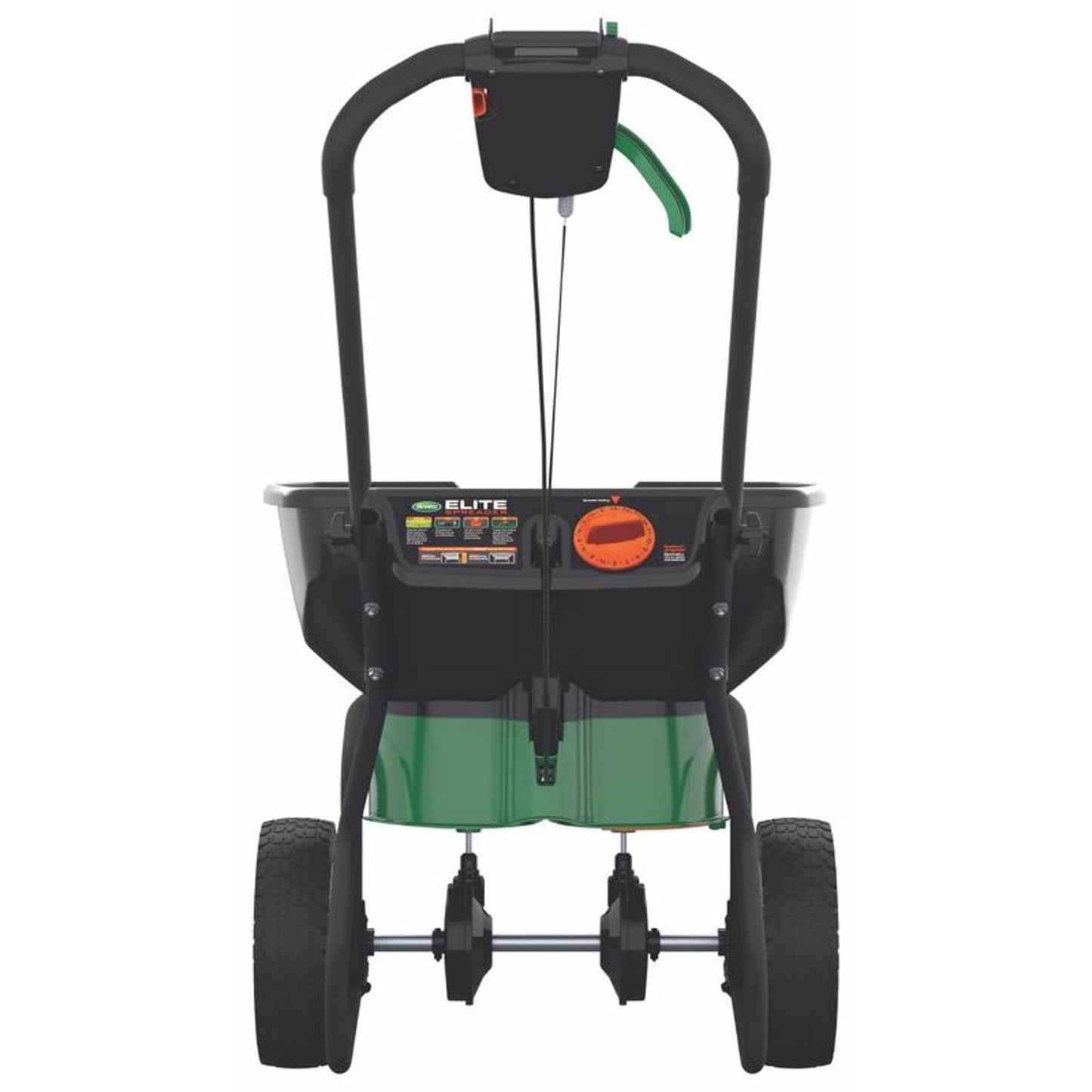  Scotts Elite 72 In. W Broadcast Push Spreader For Fertilizer/Ice Melt/Seed 30 Lb