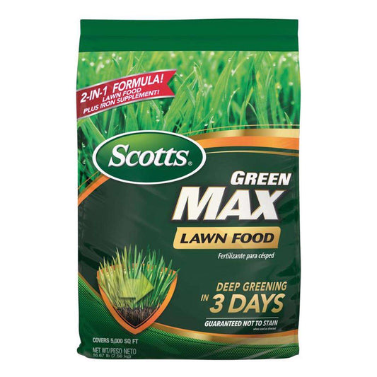  Scotts Green Max All-Purpose Lawn Fertilizer For All Grasses 5000 Sq Ft