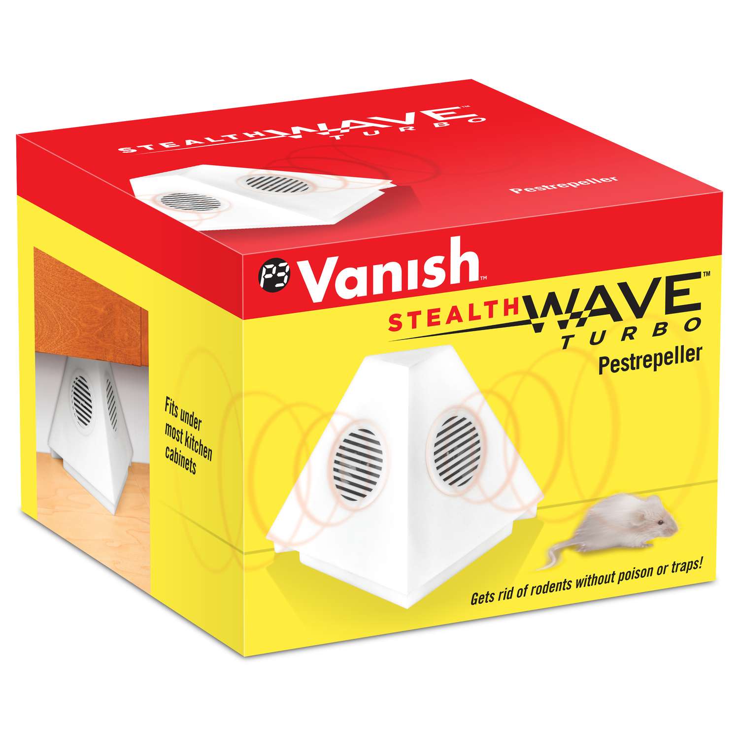  Vanish Stealth Wave Turbo Plug-In Electronic Pest Repeller For Rodents