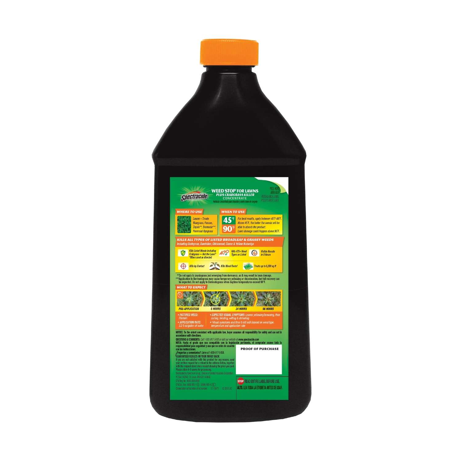  Spectracide Weed Stop Crabgrass Killer Concentrate 40 Oz