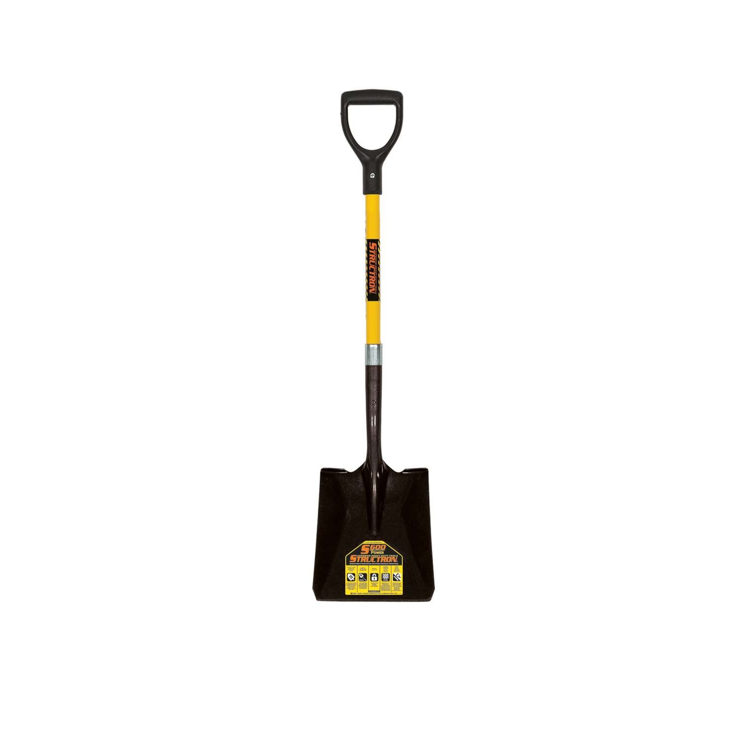  Structron S600 Power Square Shovel Fiberglass Handle