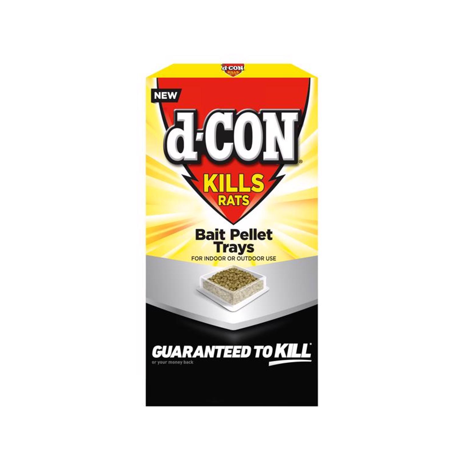  D-CON Toxic Bait Tray Pellets For Mice And Rats 6 Oz 1 Pk