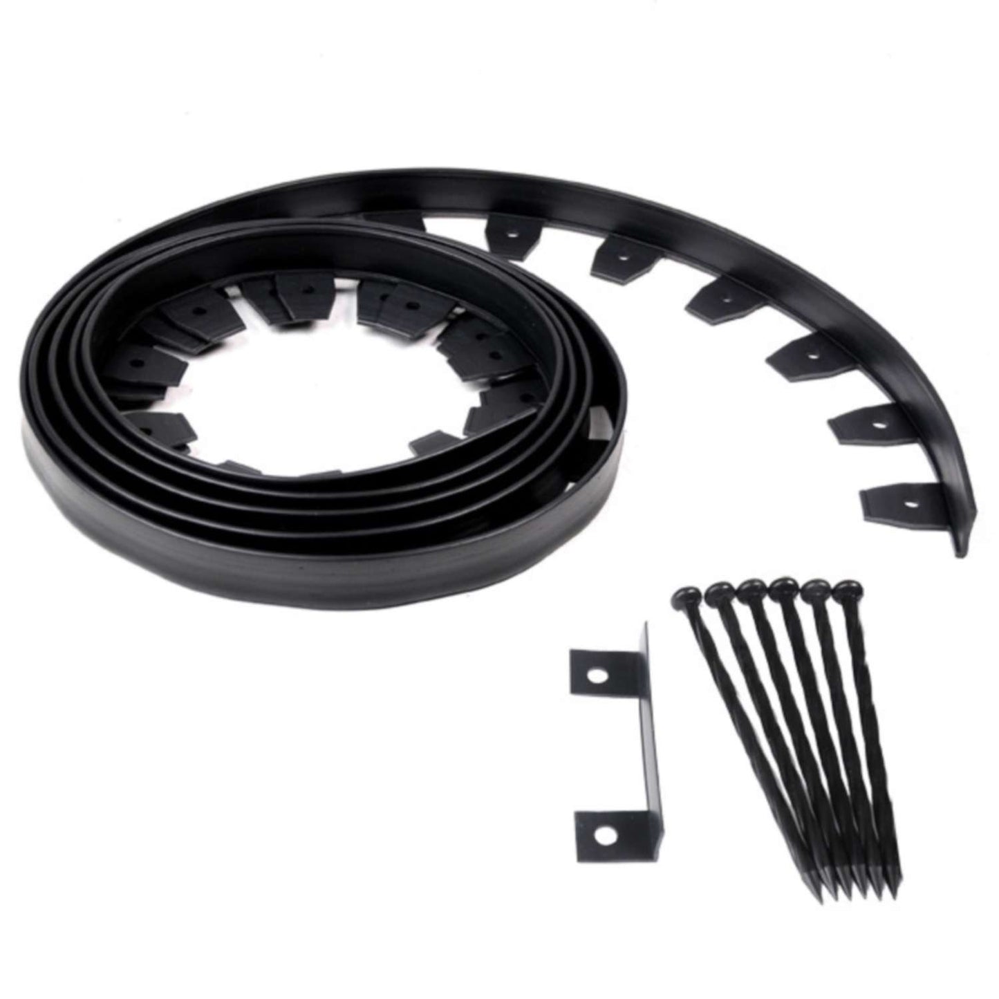  EasyFlex 20 Ft. L Plastic Black Landscape Edging Kit