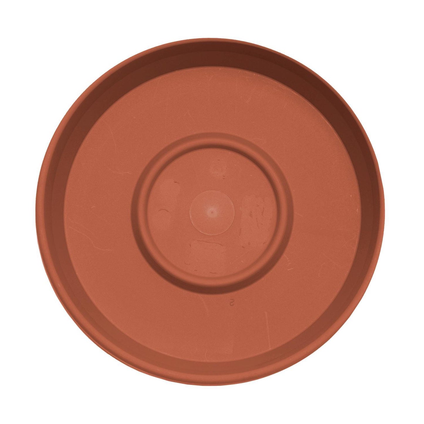  Bloem Terratray 2.7 In. H X 20 In. Dia. Resin Traditional Tray Terracotta Clay