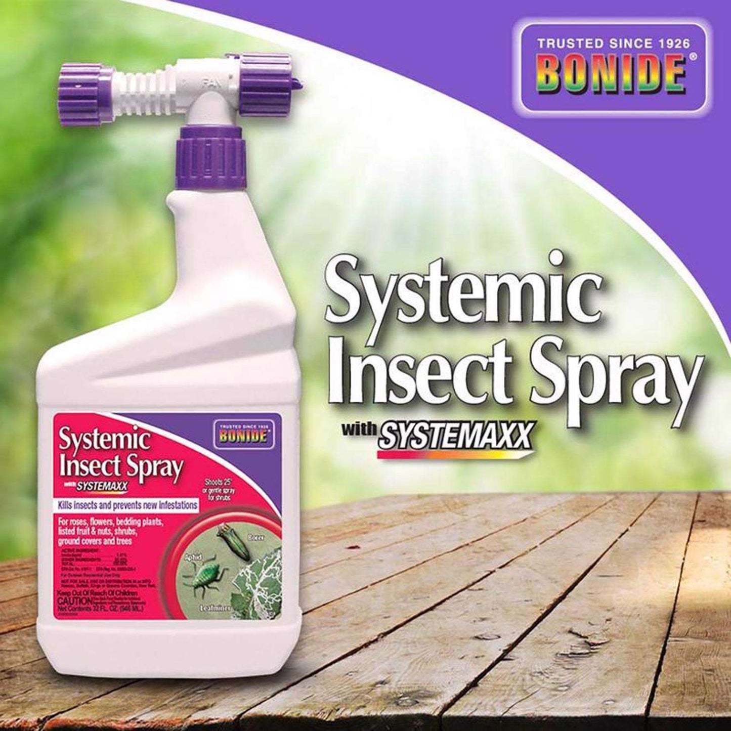  Bonide Systemic Spray Insect Killer Liquid 32 Oz