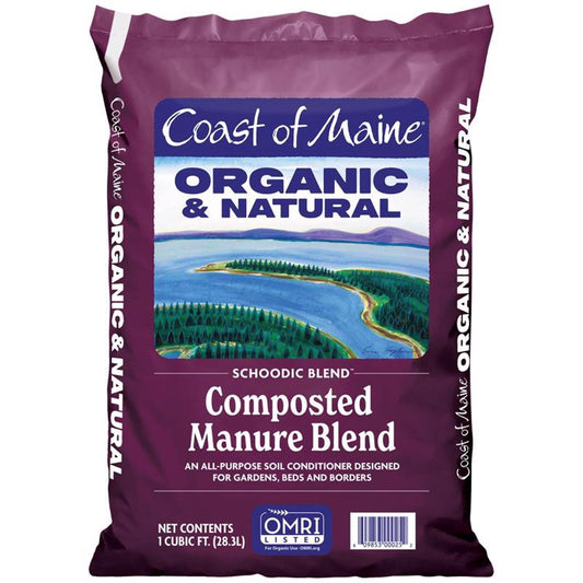  Coast Of Maine Schoodic Blend Organic Cow Manure 1 Cu Ft 2 Ft³