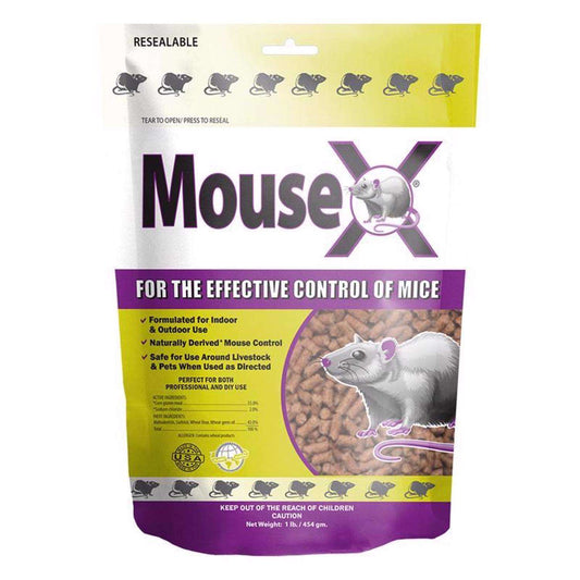  MouseX Non-Toxic Bait Pellets For Mice 1 Lb 1 Pk