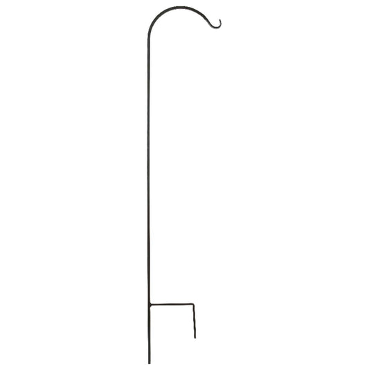  Panacea Black Steel 64 In. H Single Crook Plant Hook 1 Pk