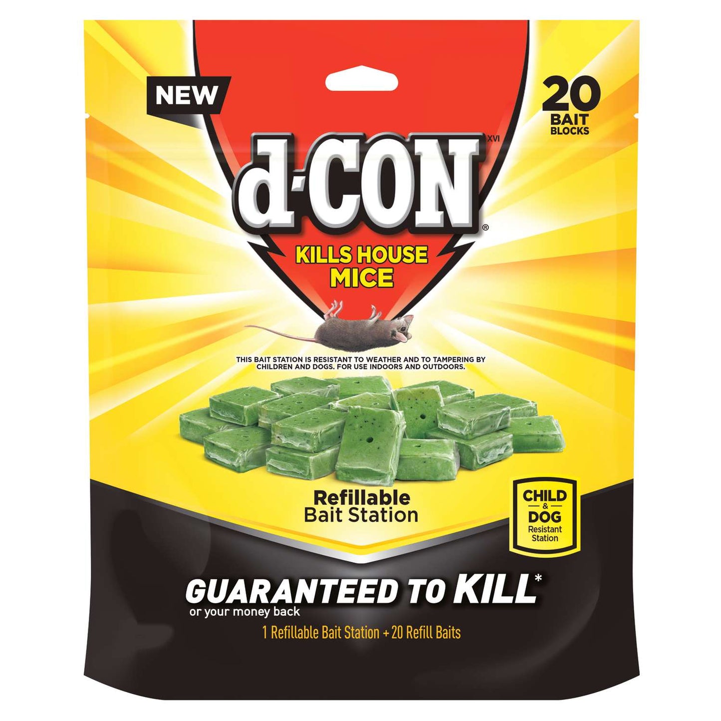  D-CON Animal Repellent Blocks For Mice