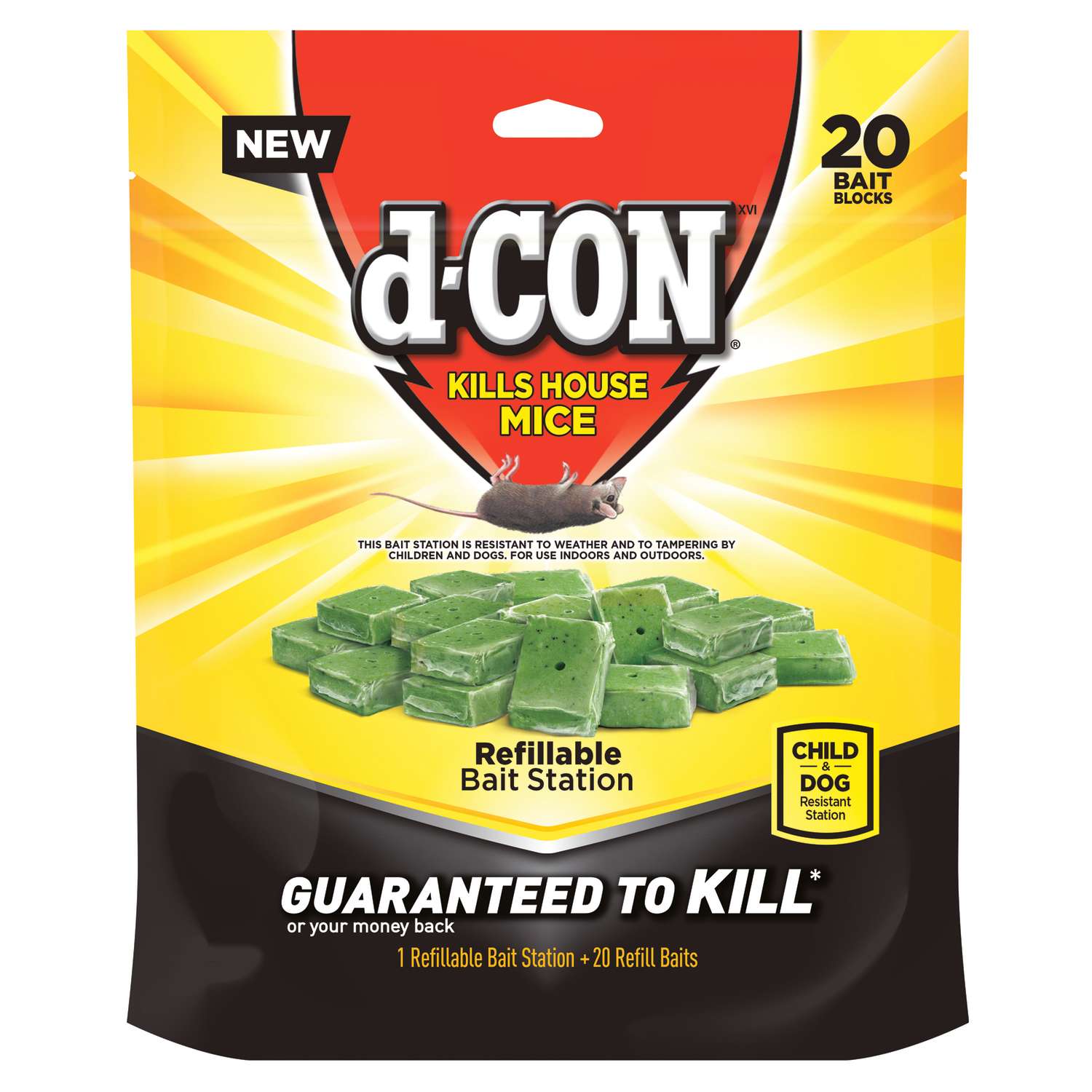  D-CON Animal Repellent Blocks For Mice