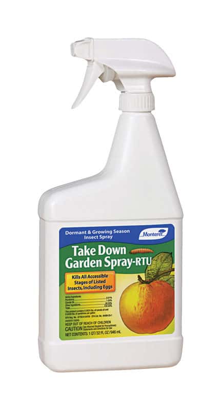  Monterey Take Down Garden Spray Insect Killer Liquid 32 Oz