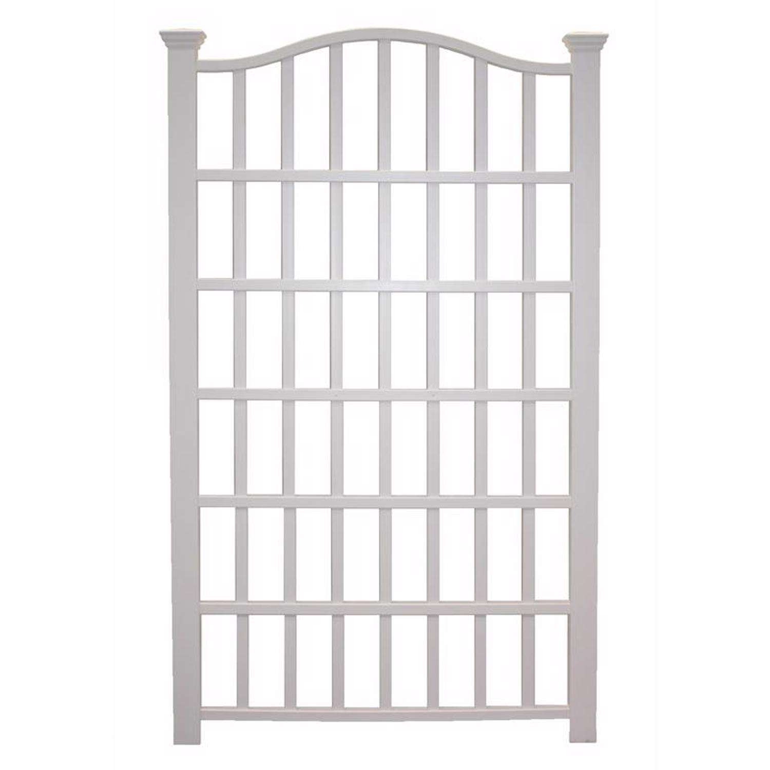  Vita Grande 96 In. H White Vinyl Garden Trellis