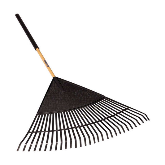  Seymour S400 Jobsite 71 In. 30 Tine Poly Leaf Rake Wood Handle