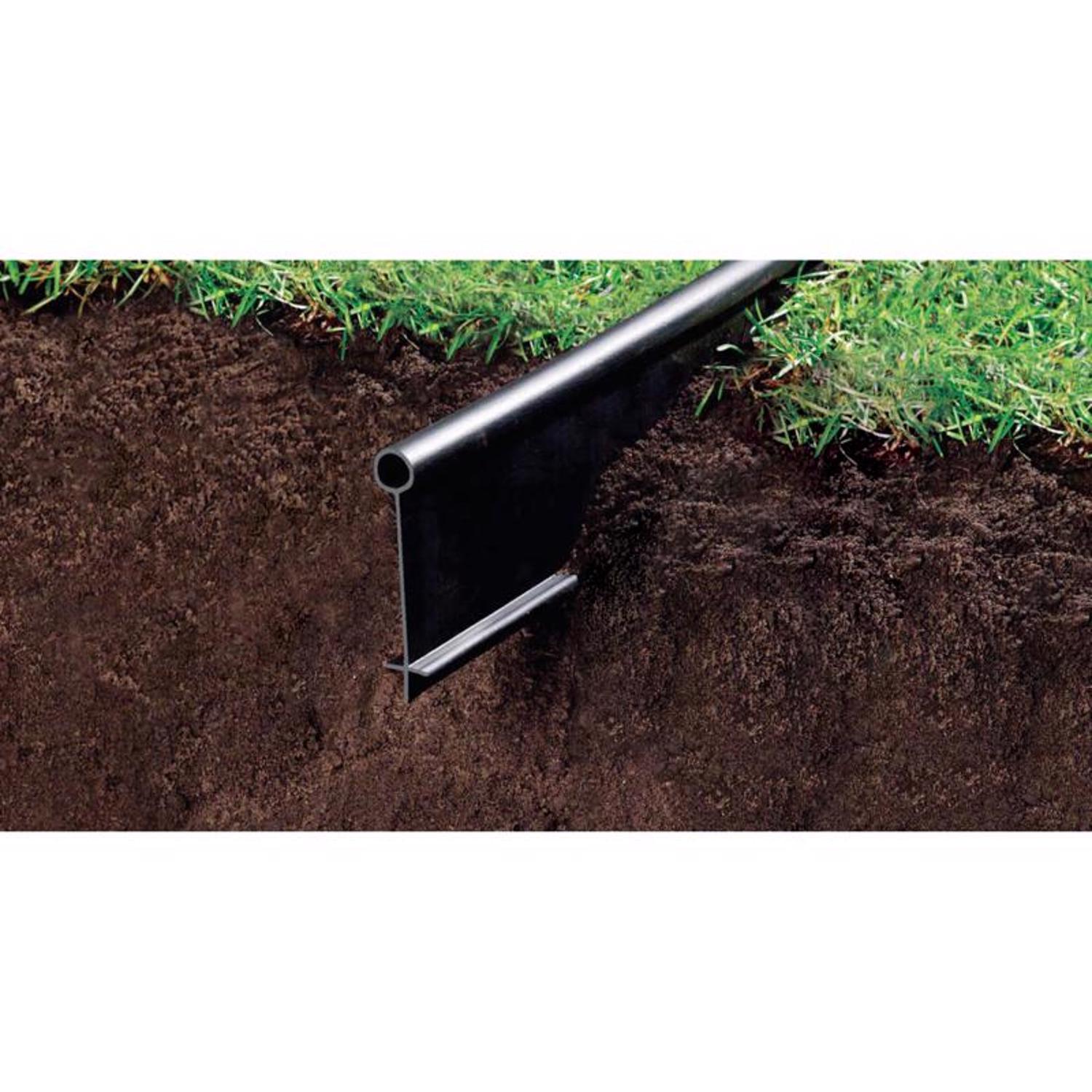  Master Mark 20 Ft. L X 3.5 In. H Plastic Black Lawn Edging