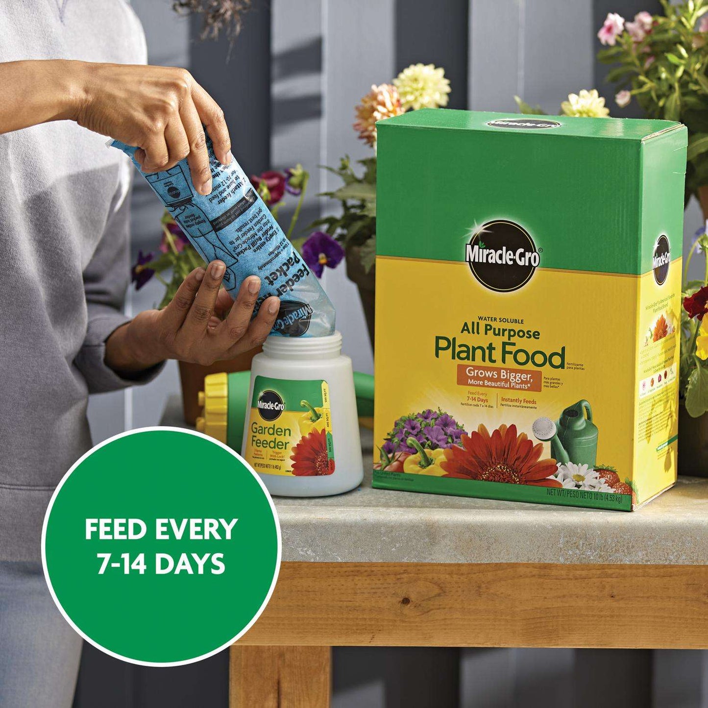  Miracle-Gro Granules All Purpose Plant Food 10 Lb