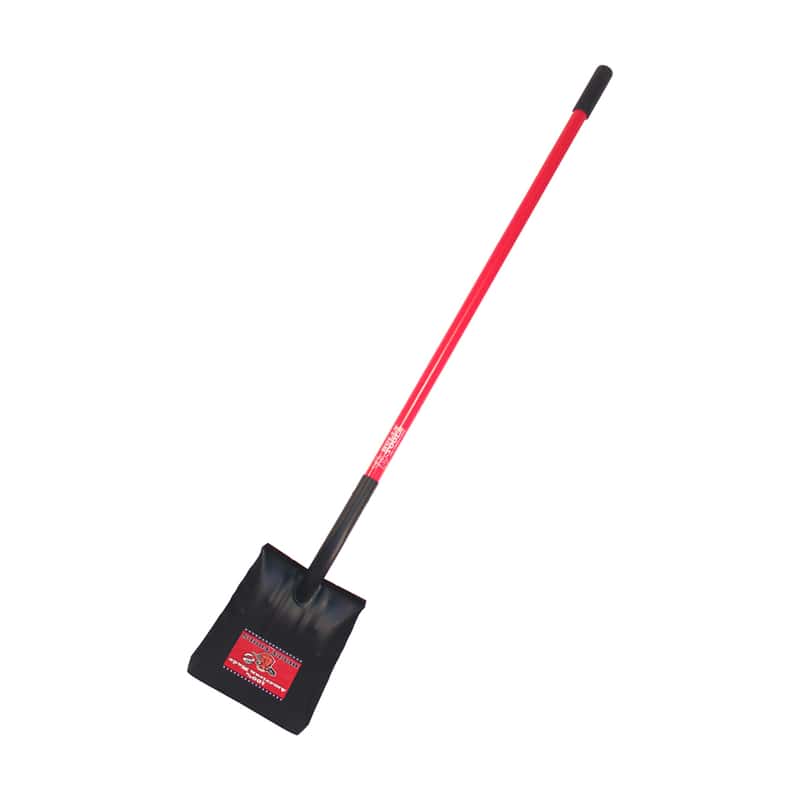  Bully Tools 60 In. Steel Square Shovel Fiberglass Handle