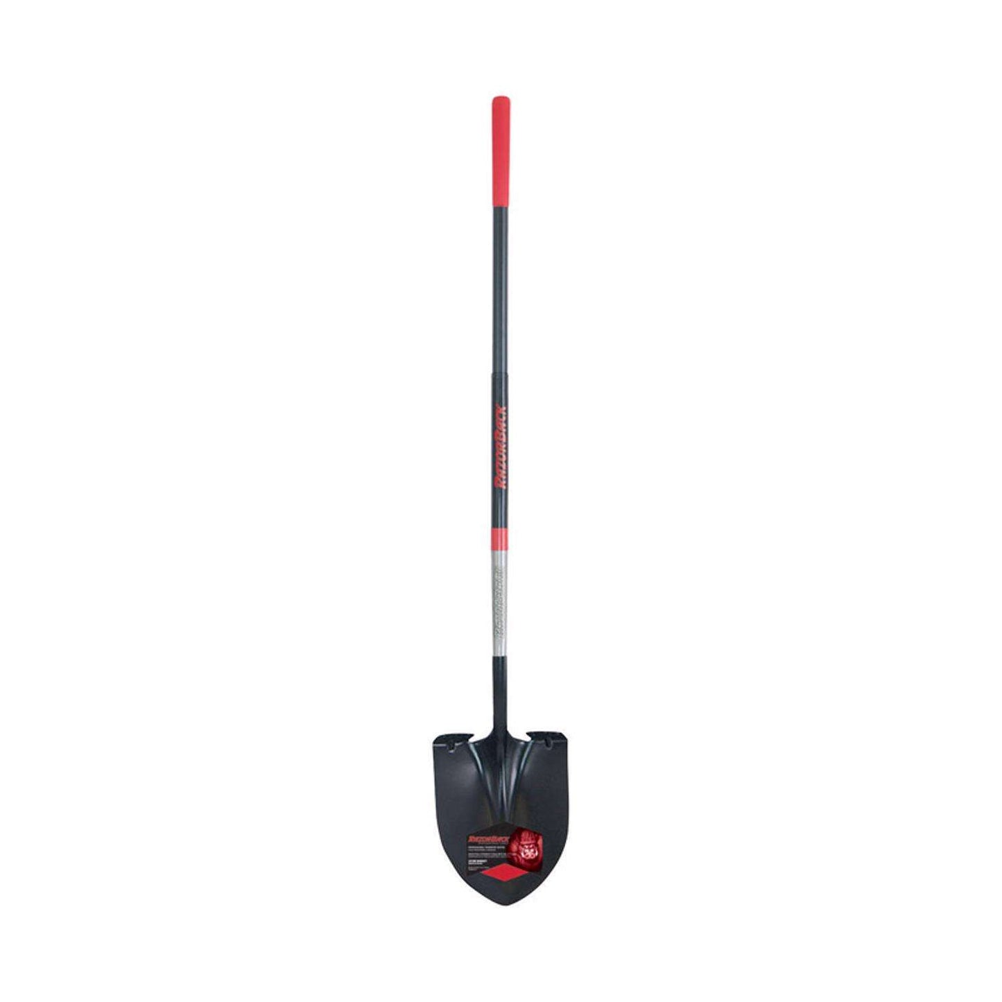  Razor-Back SuperSocket 62.25 In. Steel Round Digging Shovel Fiberglass Handle