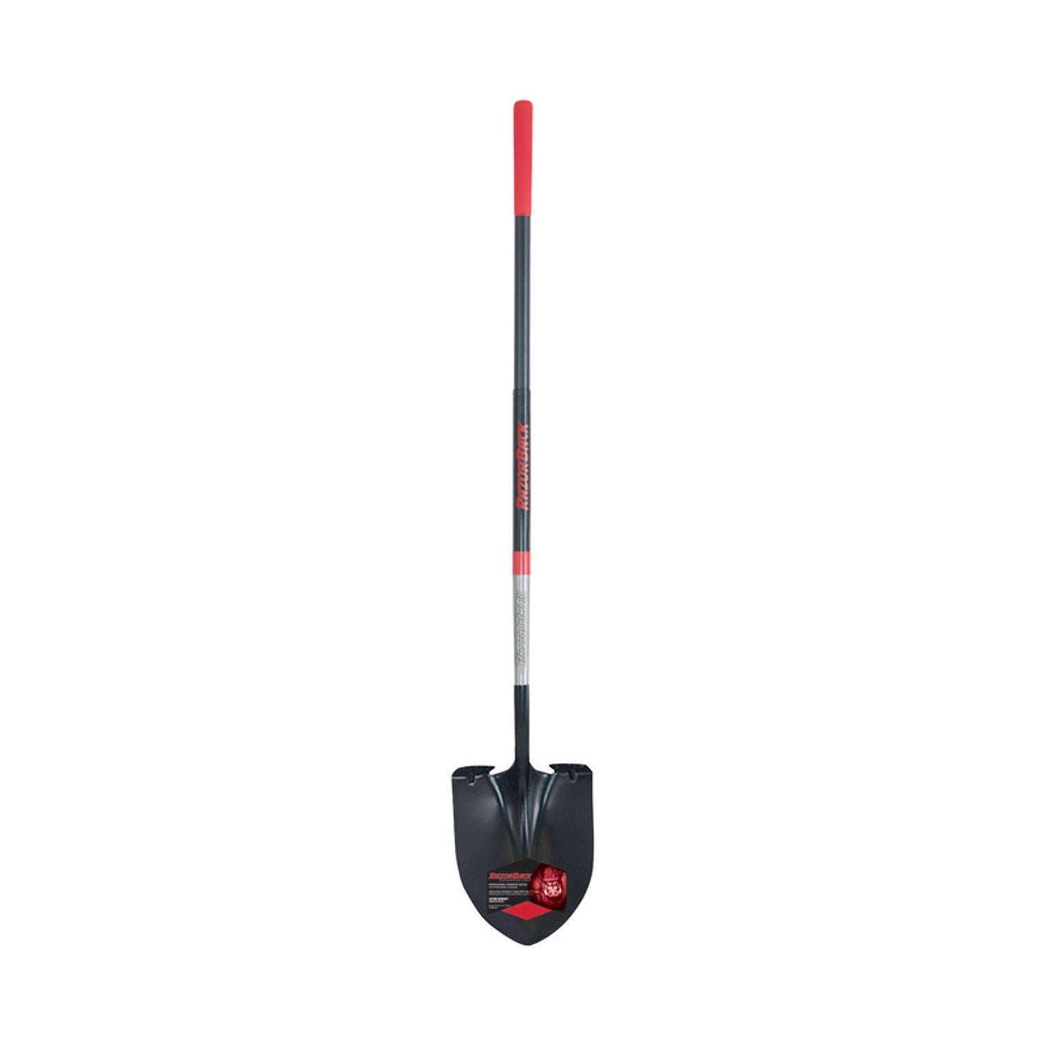  Razor-Back SuperSocket 62.25 In. Steel Round Digging Shovel Fiberglass Handle