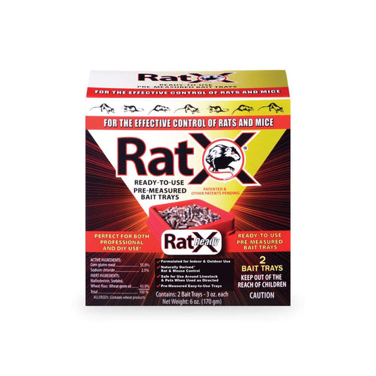  RatX Non-Toxic Bait Pellets For Mice And Rats 6 Oz 2 Pk