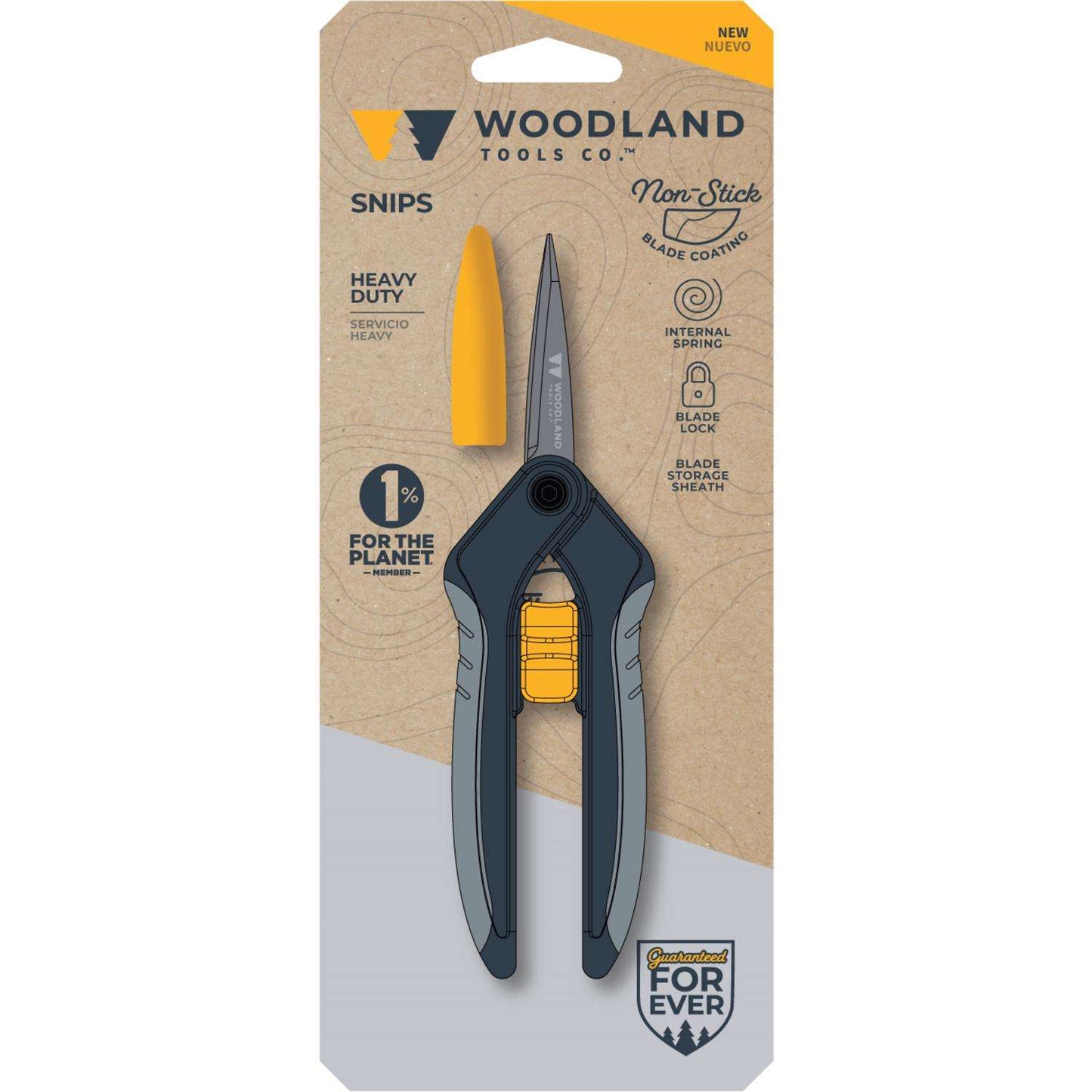  WOODLAND TOOLS Steel Precision Tip Hand Pruner
