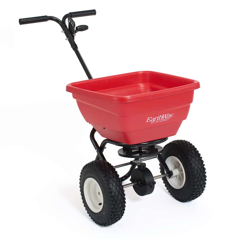  EarthWay Push Spreader For Ice Melt/Seeds 80 Lb