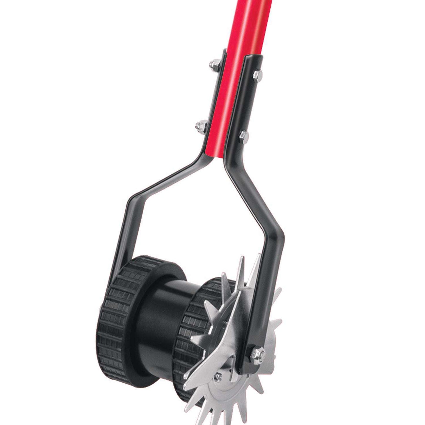  Truper Tru-Tough Steel Dual-Wheeled Rotary Edger 48 In. Fiberglass Handle