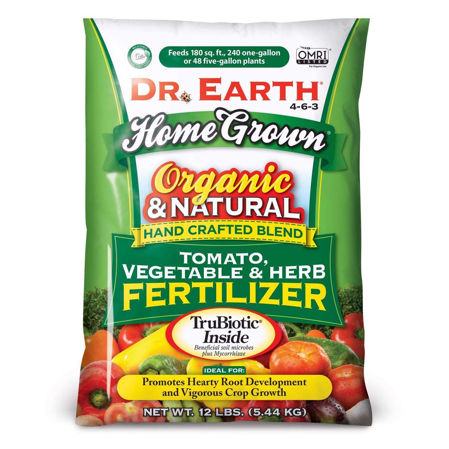  Dr. Earth Home Grown Organic Granules Tomato Plant Food 12 Lb
