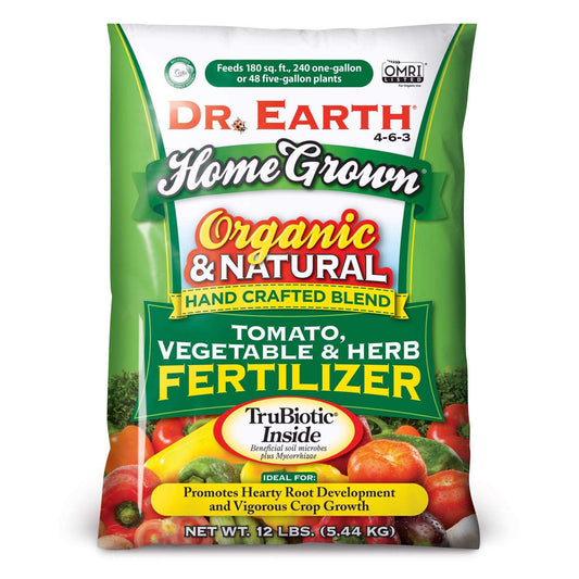  Dr. Earth Home Grown Organic Granules Tomato Plant Food 12 Lb