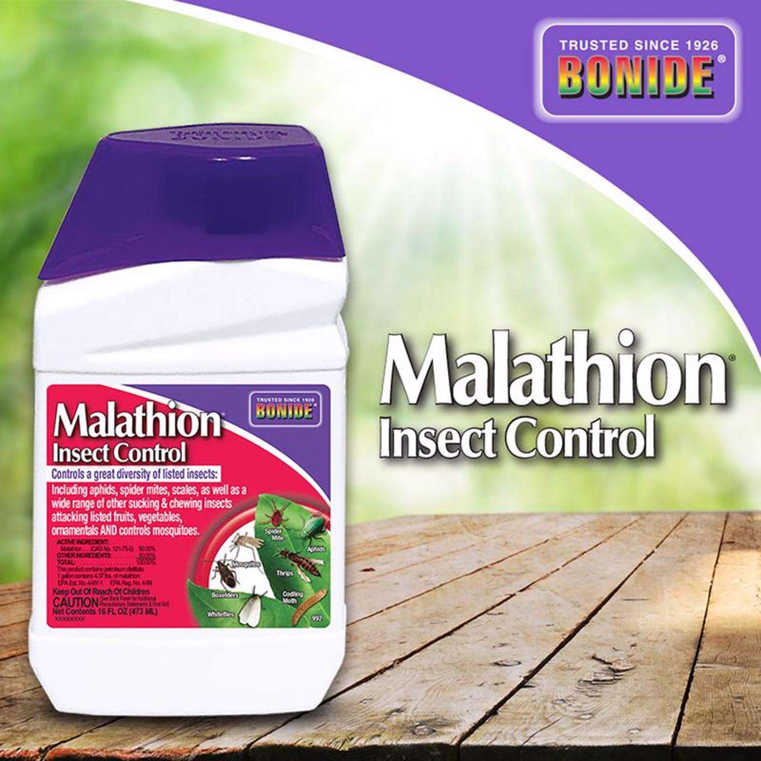  Bonide Malathion Insect Killer Liquid Concentrate 16 Oz