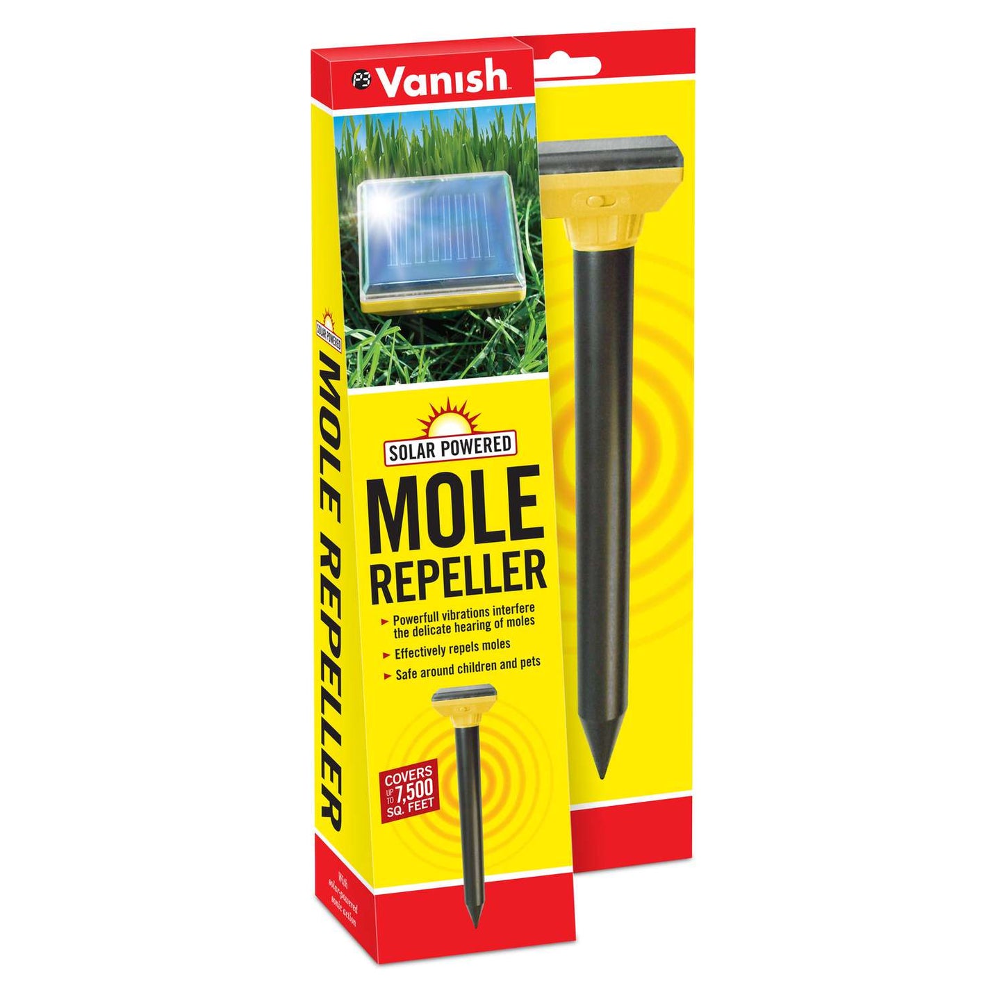  Vanish Solar-Powered Sonic Spike Repeller For Gophers And Moles