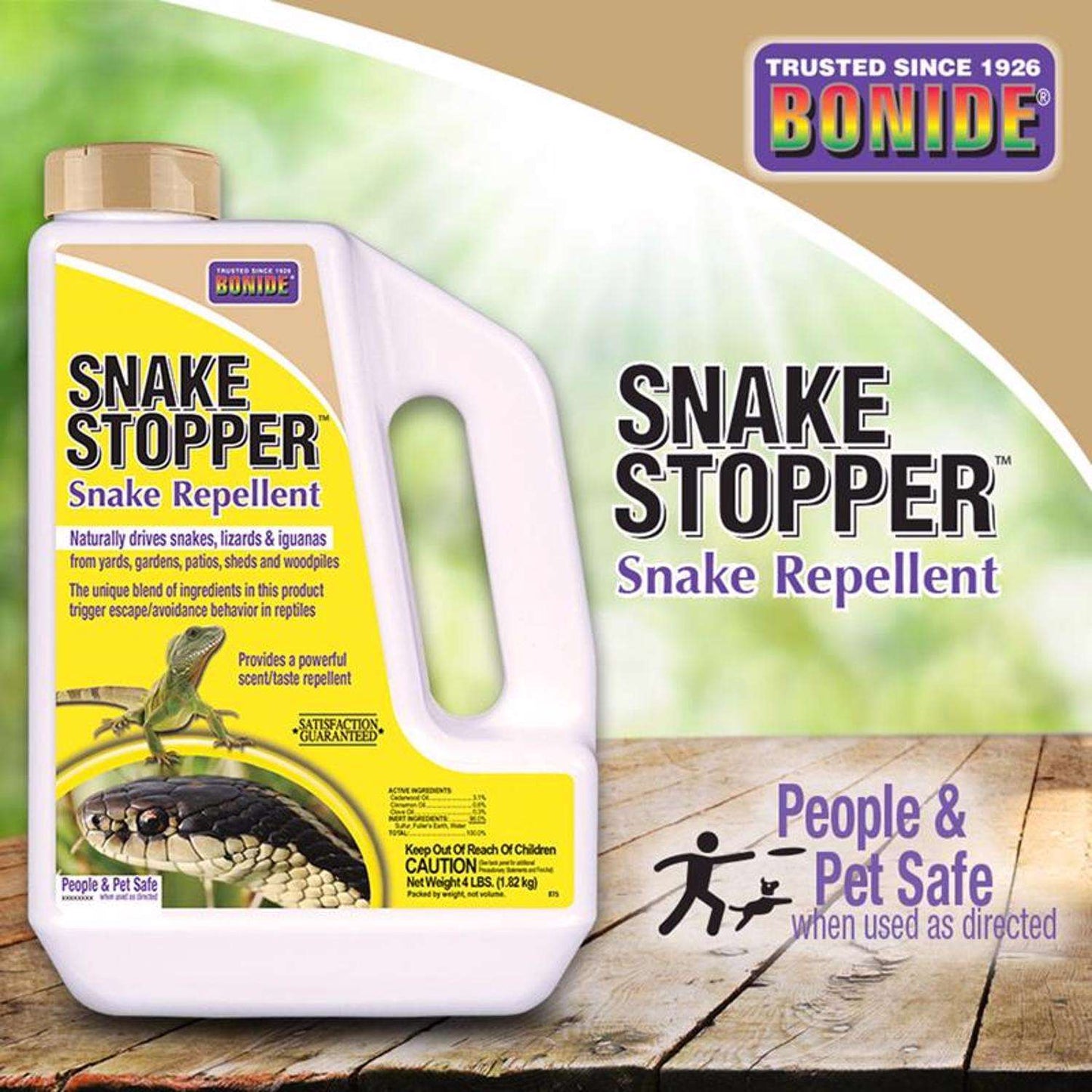  Bonide Snake Stopper Animal Repellent Granules For Snakes 4 Lb