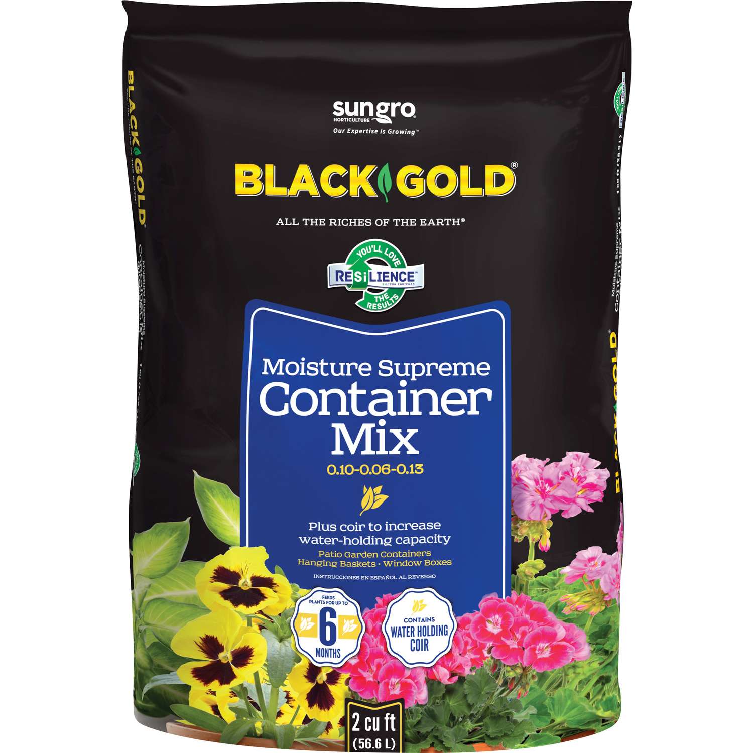  Black Gold Flower And Plant Potting Mix 2 Cu Ft
