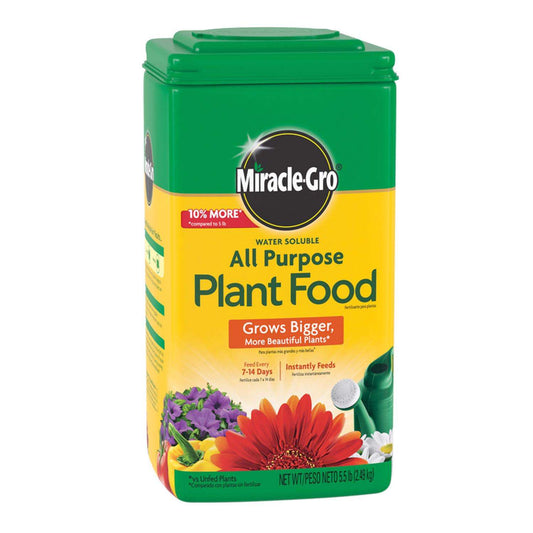  Miracle-Gro Granules All Purpose Plant Food 5.5 Lb
