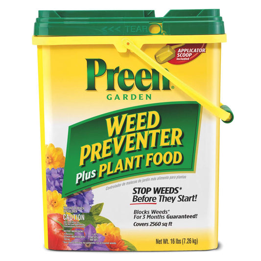  Preen Granules Weed Preventer & Fertilizer 16 Lb