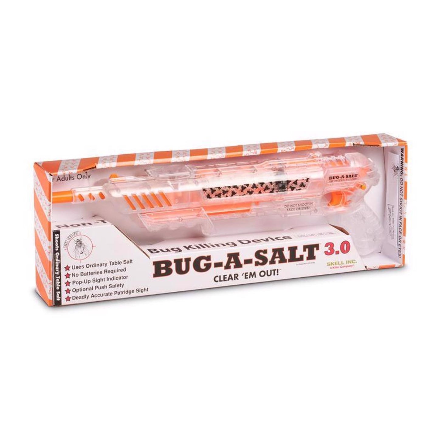 Bug-A-Salt Clear 'EM Out Insect Repellent Device Spray Gun For Flies