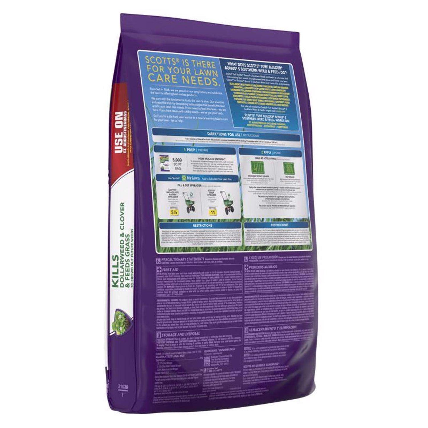  Scotts Turf Builder Bonus S Weed Killer Granules 17.24 Lb