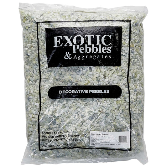  Exotic Pebbles & Aggregates Jade Deco Pebbles 20 Lb